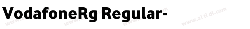 VodafoneRg Regular字体转换